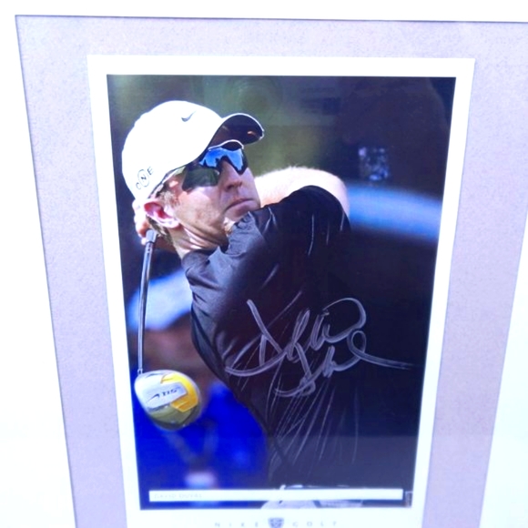 David Duval Golfer Signed Autographed Framed Photo - Picture 3 of 9